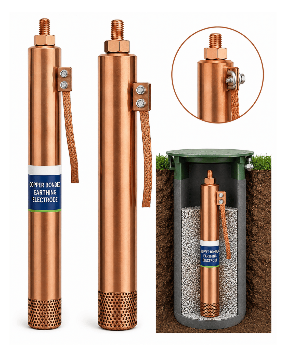 Copper Bonded Earthing Electrode
